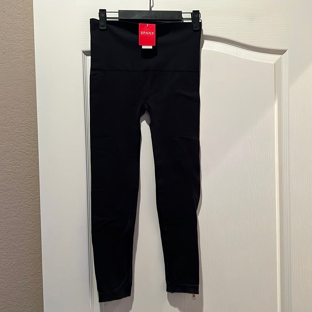 Spanx zip bottom legging